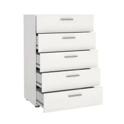 Cassettiera in legno bianca 70x82h cm - Aramis