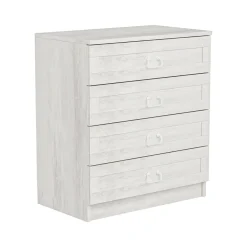 Cassettiera in legno bianca 72x42h cm - Vische