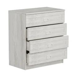 Cassettiera in legno bianca 72x42h cm - Vische