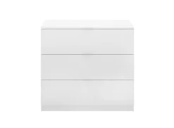 Cassettiera in legno bianca 82x98h cm - Alulim