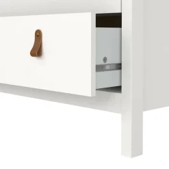 Cassettiera in legno bianca 82x98h cm - Alulim