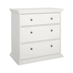 Cassettiera in legno bianca 86x88h cm - Domeng