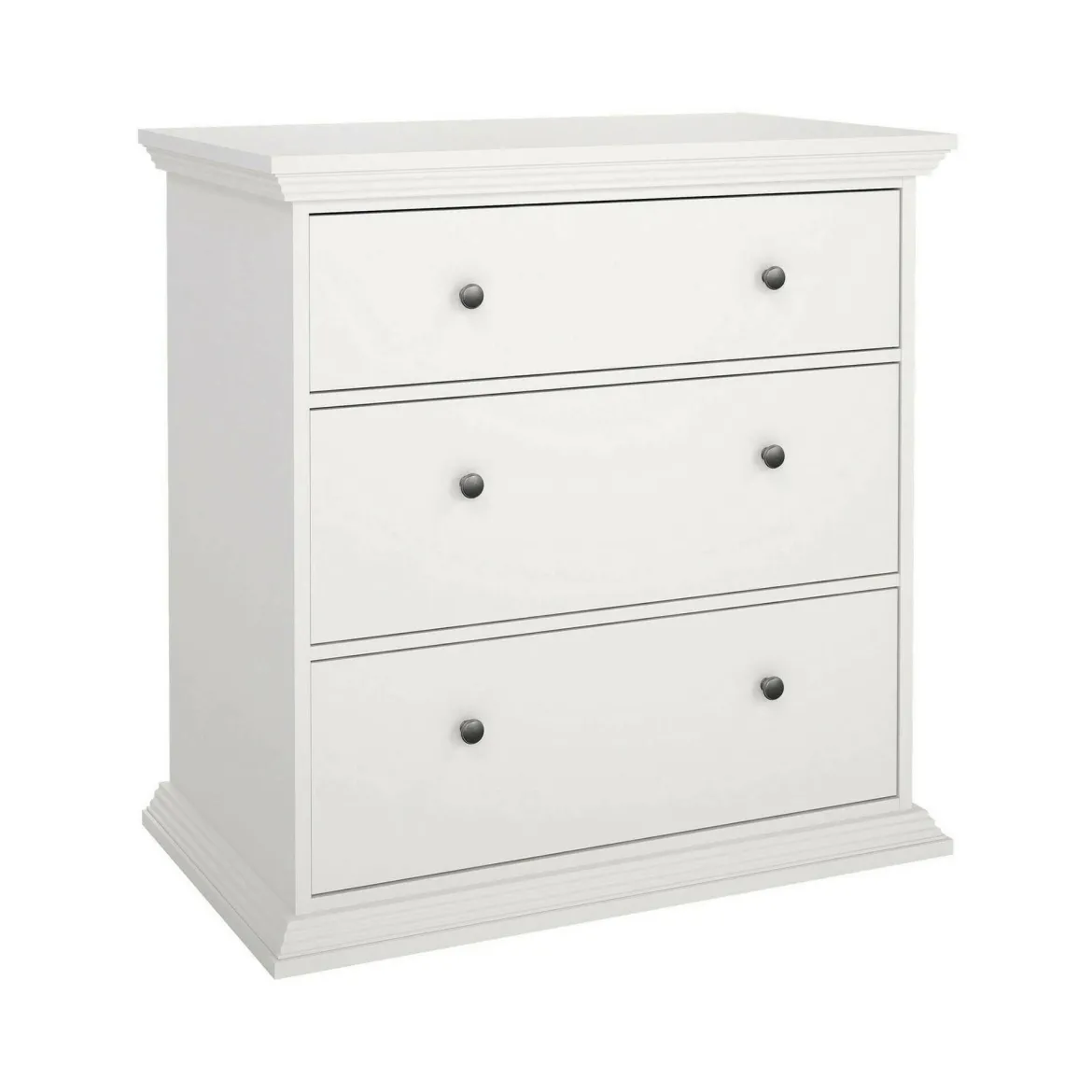 Cassettiera in legno bianca 98x81h cm - Pelagie