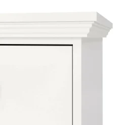 Cassettiera in legno bianca 98x81h cm - Pelagie