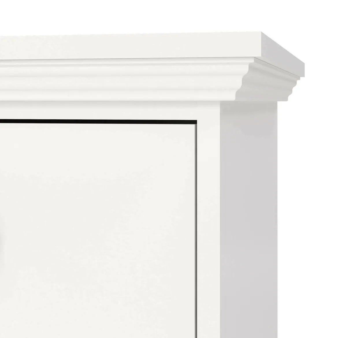 Cassettiera in legno bianca 98x81h cm - Pelagie