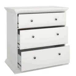 Cassettiera in legno bianca 98x81h cm - Pelagie