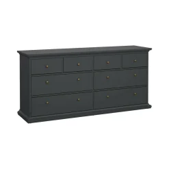 Cassettiera in legno grigia 183x86h cm - Asiagela