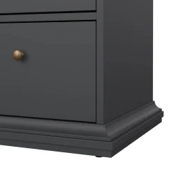 Cassettiera in legno grigia 98x81h cm - Pelagie
