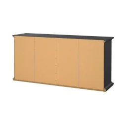 Cassettiera in legno grigia 98x81h cm - Pelagie