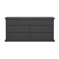 Cassettiera in legno grigia 98x81h cm - Pelagie
