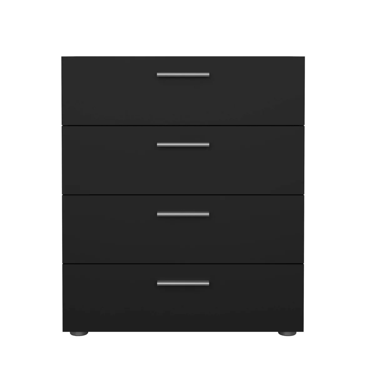 Cassettiera in legno nera 70x82h cm - Asam