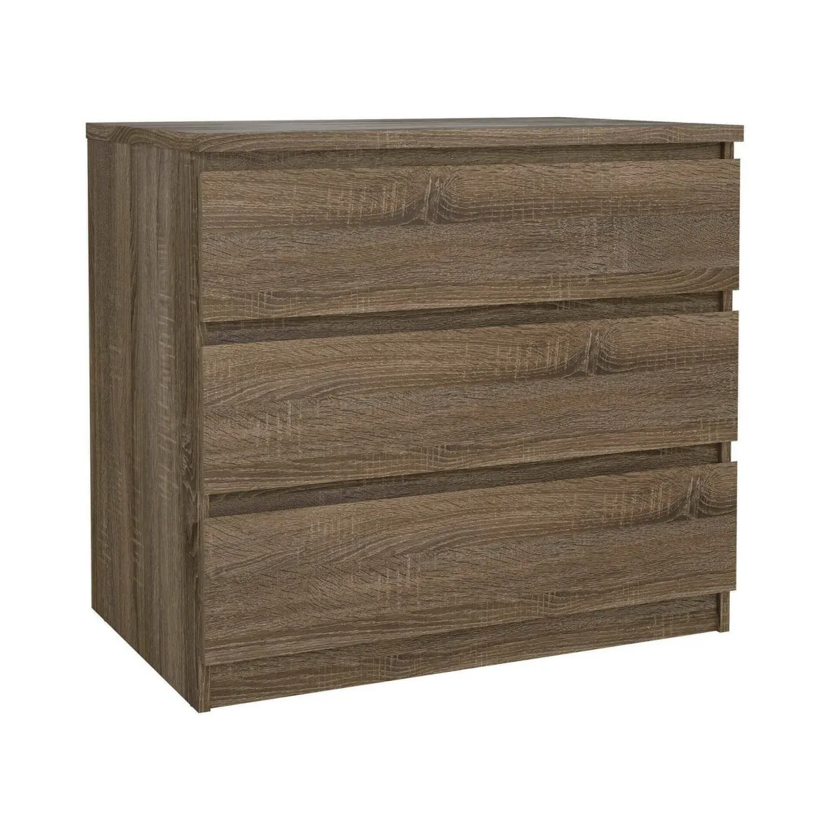 Cassettiera in legno quercia 77x68h cm - Kajiki