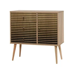 Cassettiera in legno quercia 90x90h cm - Ailanto