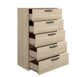 Cassettiera in legno rovere 70x117h cm - Abab