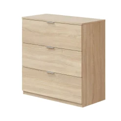 Cassettiera in legno rovere 77x80h cm - Garbino