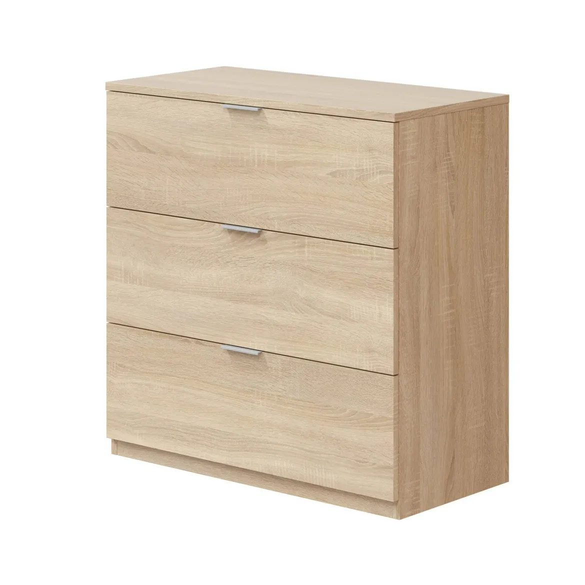 Cassettiera in legno rovere 77x80h cm - Garbino