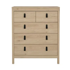 Cassettiera in legno rovere 82x98h cm - Nicholas