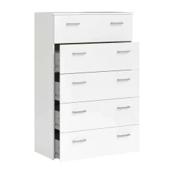 Cassettiera minimal bianca 74x114h cm - Aikol