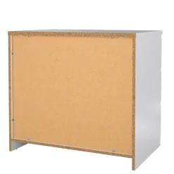 Cassettiera moderna bianca lucida 77x70h cm - Artic