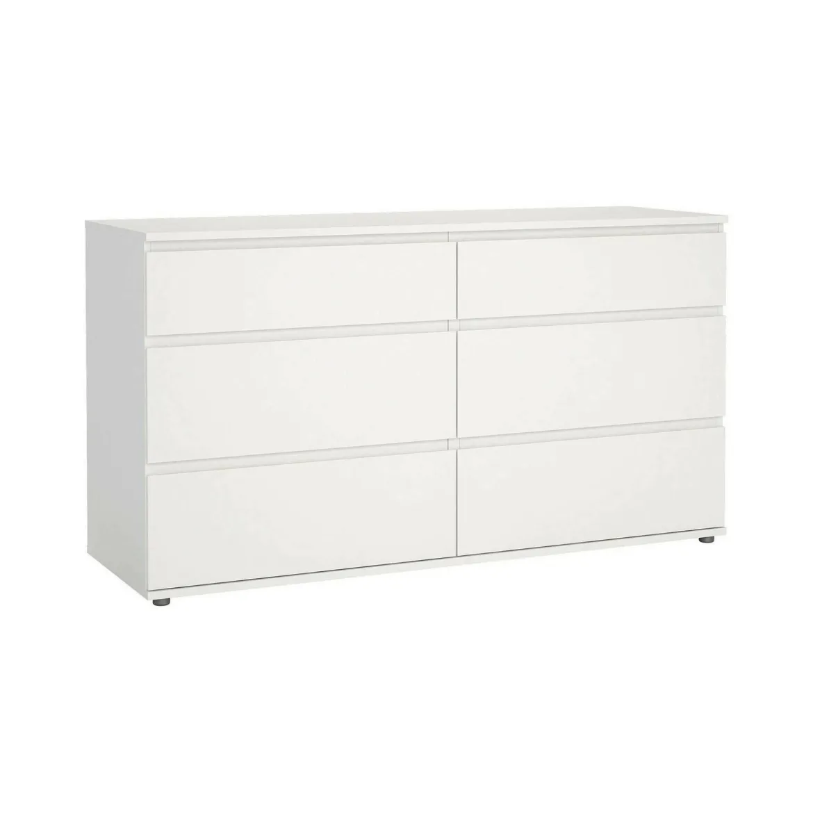 Cassettiera moderna bianca 40x106h cm - Abelarda