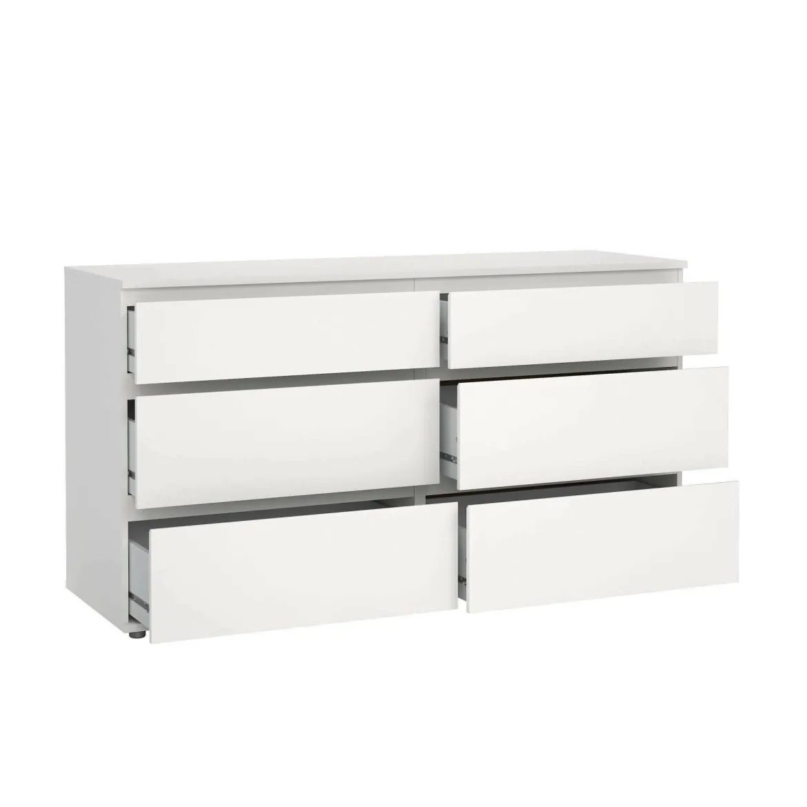 Cassettiera moderna bianca 40x106h cm - Abelarda