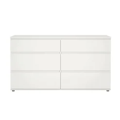 Cassettiera moderna bianca 40x106h cm - Abelarda