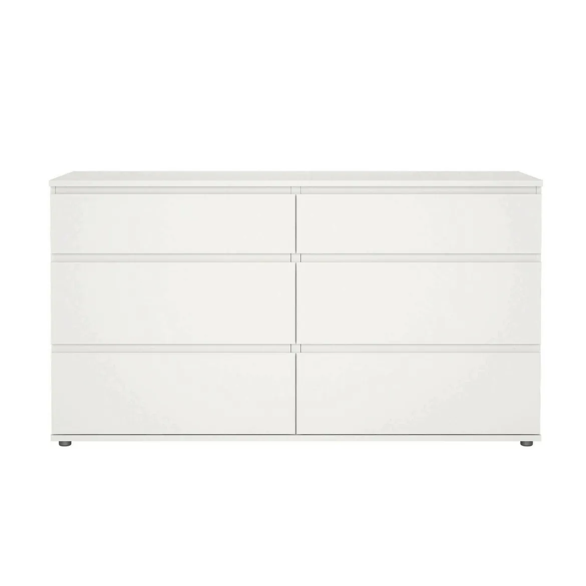 Cassettiera moderna bianca 40x106h cm - Abelarda