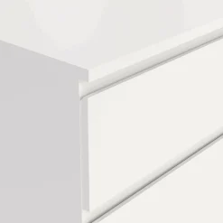 Cassettiera moderna bianca 40x106h cm - Abelarda