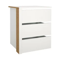 Cassettiera moderna bianca 57x69h cm - Giacarta