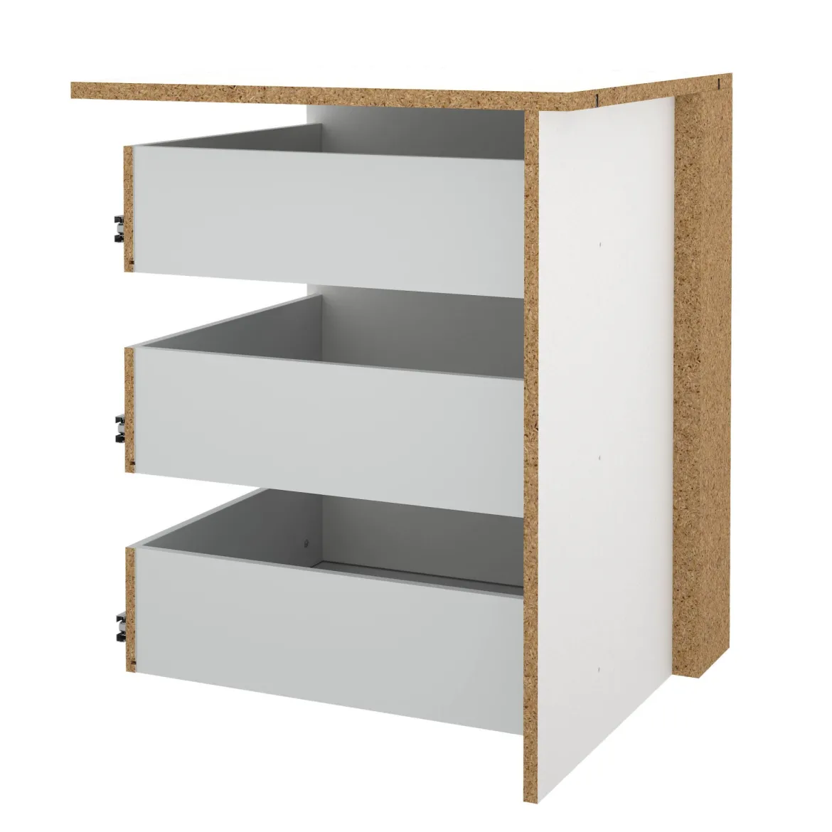 Cassettiera moderna bianca 57x69h cm - Giacarta