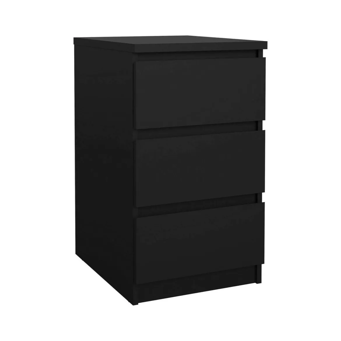 Cassettiera moderna nera 50x70h cm - Accudino