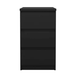 Cassettiera moderna nera 50x70h cm - Accudino