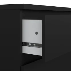 Cassettiera moderna nera 77x68h cm - Kajiki