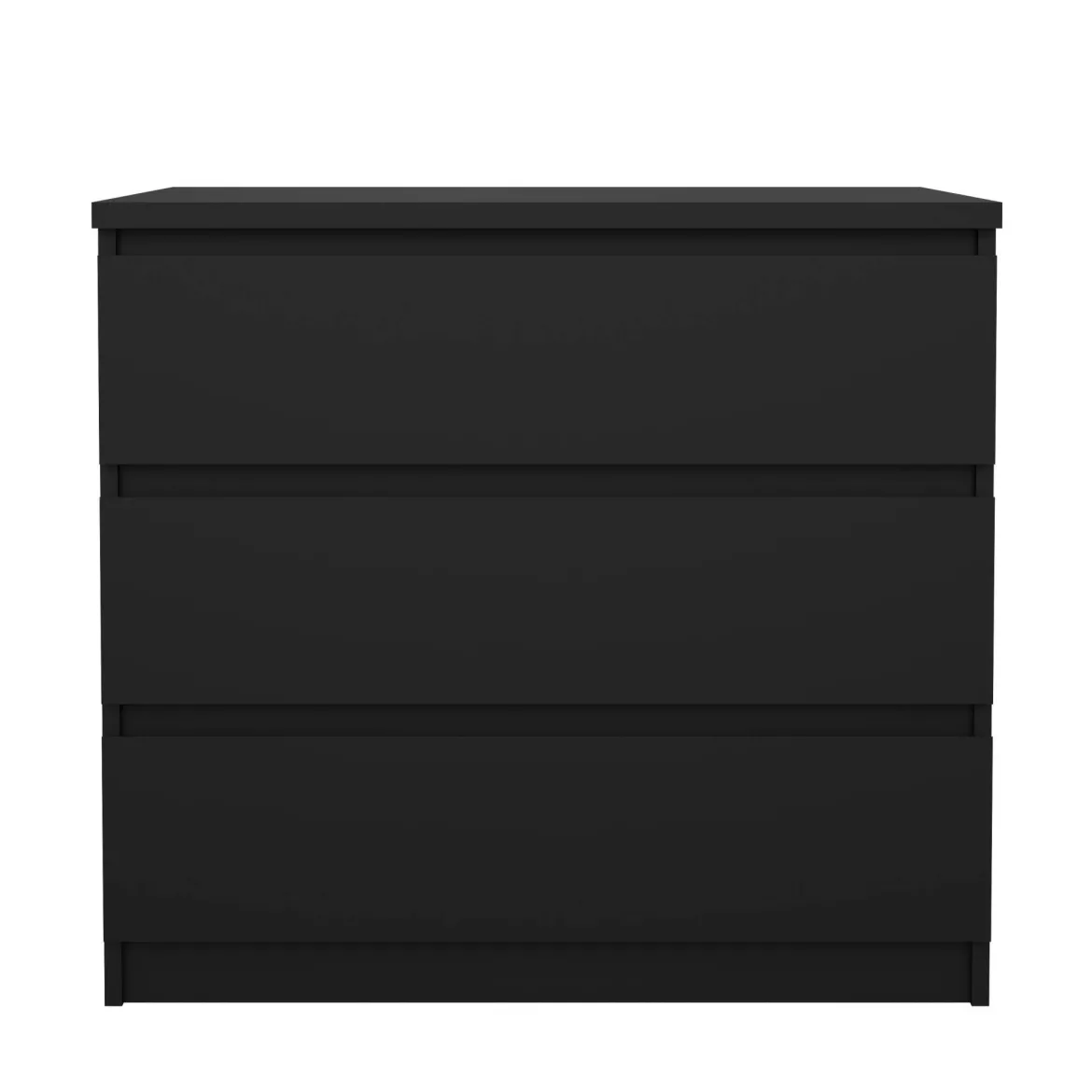 Cassettiera moderna nera 77x68h cm - Kajiki