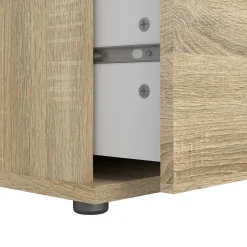 Cassettiera moderna quercia 76x83h cm - Aski