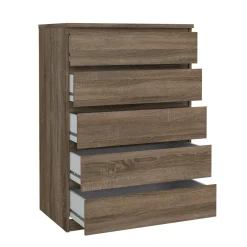 Cassettiera moderna rovere 76x111h cm - Lucy