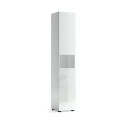 Colonna 2 ante 34x180h cm bianco lucido - Volpetta