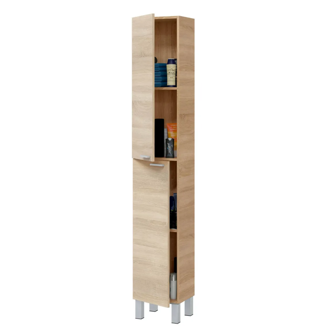 Colonna moderna 2 ante 30x182h cm rovere - Ark