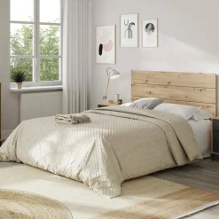 Comodino 3 cassetti legno e antracite 160x40x60h cm - Allan