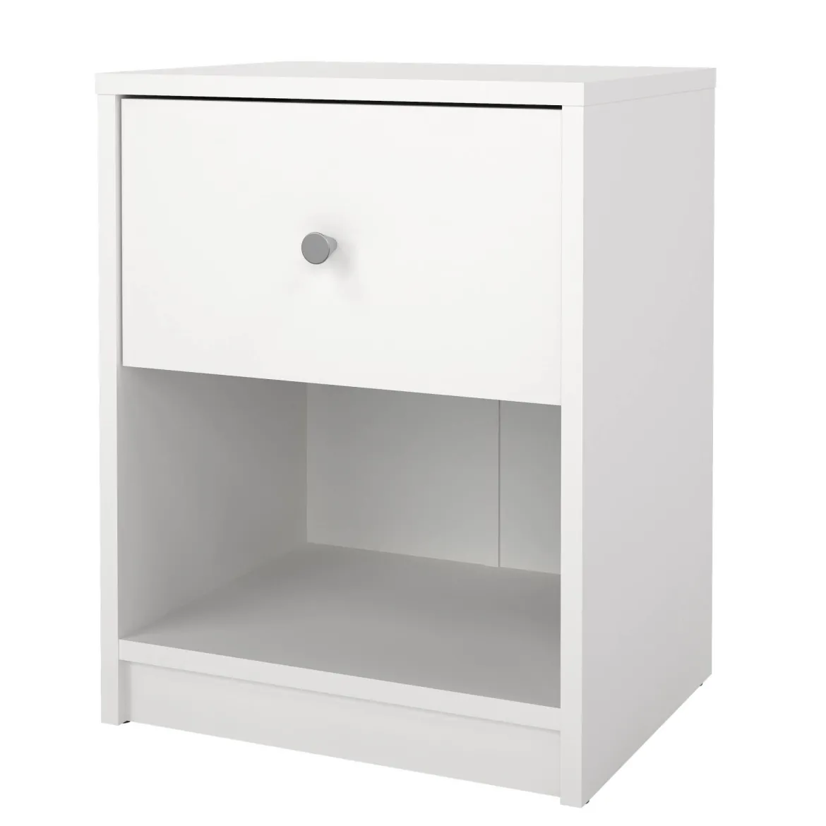 Comodino 1 cassetto bianco 37x30x48h cm - Kastri