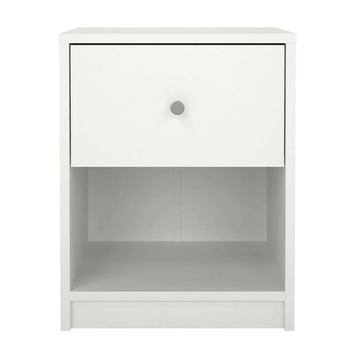 Comodino 1 cassetto bianco 37x30x48h cm - Kastri