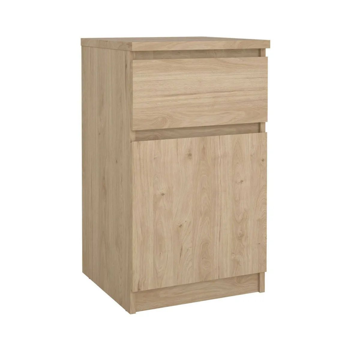 Comodino 1 cassetto rovere 40x40x70h cm - Delfini