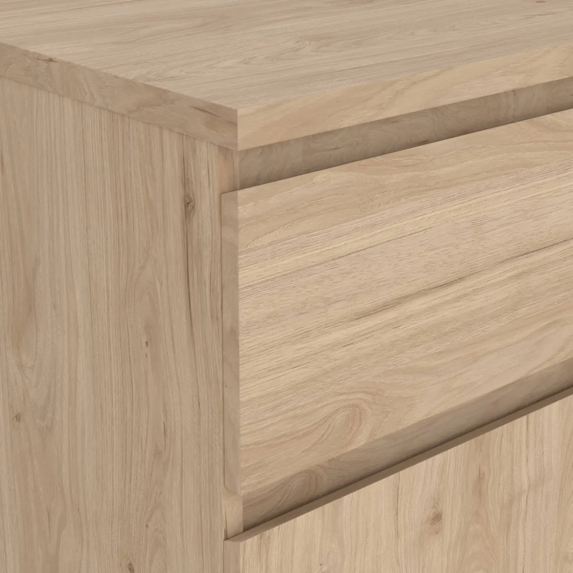 Comodino 1 cassetto rovere 40x40x70h cm - Delfini