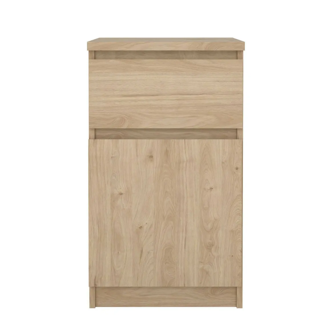 Comodino 1 cassetto rovere 40x40x70h cm - Delfini