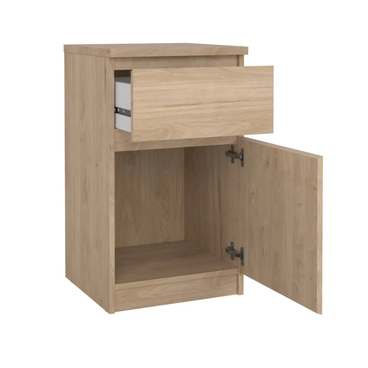 Comodino 1 cassetto rovere 40x40x70h cm - Delfini