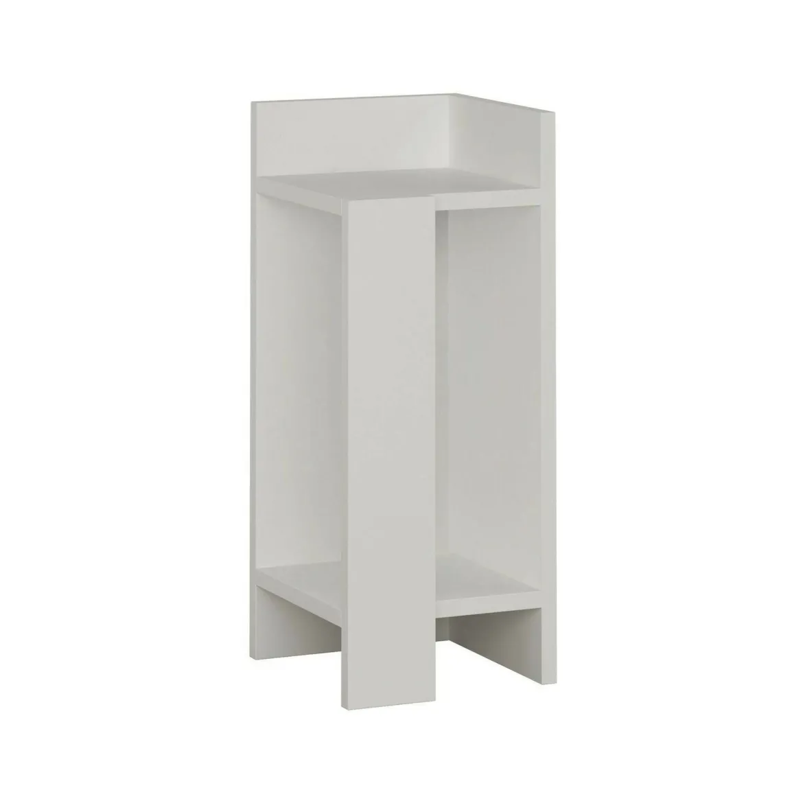 Comodino classico bianco 25x27x60h cm - Germana