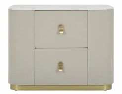 Comodino classico crema e oro 60x40x47h cm - Christov