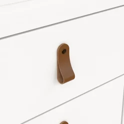 Comodino in legno bianco 43x38x54h cm - Fred