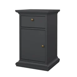 Comodino in legno grigio 50x39x72h cm - Antenati