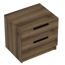 Comodino in legno noce 50x47x40h cm - Iune